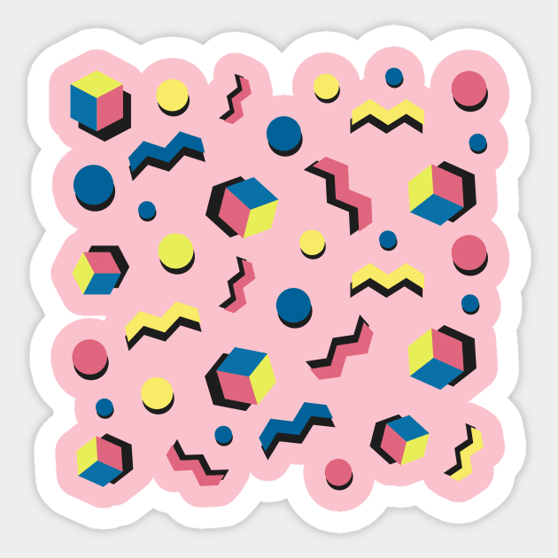 80`s abstract Sticker by MarkoShirt